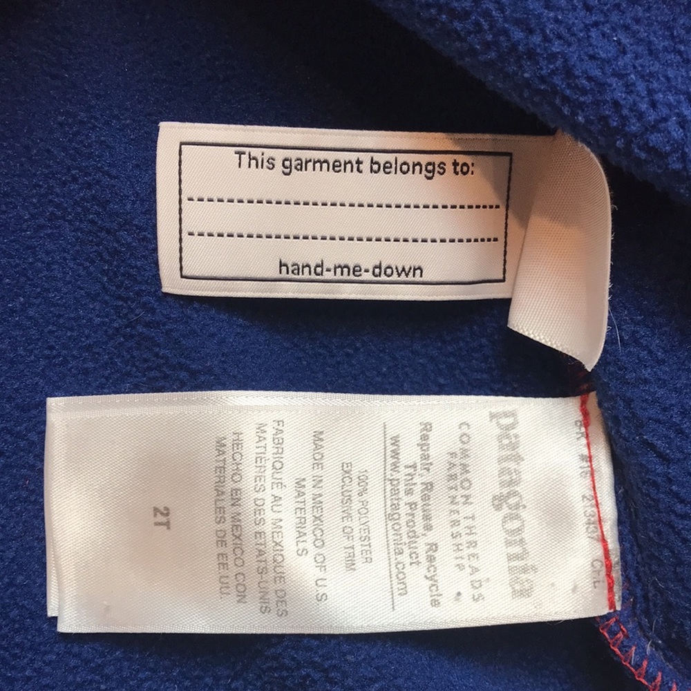 Patagonia Fleece Pullover (size 2T) - Picture 7 of 8